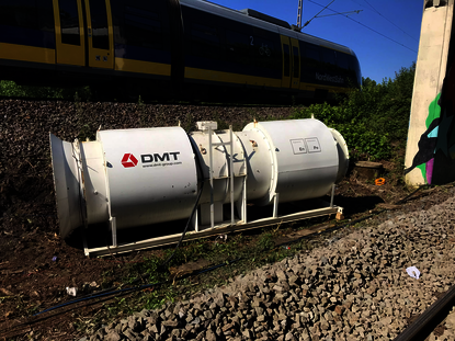 Ray yapım çalışmaları sırasında demiryolu tünelleri için teknik havalandırma Ray yapım çalışmaları sırasında demiryolu tünelleri için teknik havalandırma