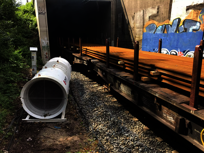 Ray yapım çalışmaları sırasında demiryolu tünelleri için teknik havalandırma