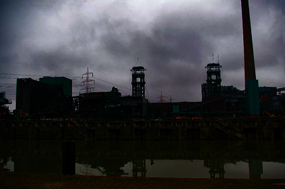 Bir maden sahasının sökülmesi, Walsum, Almanya